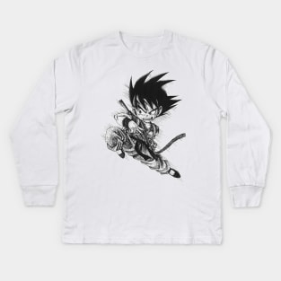 Kid Goku Kids Long Sleeve T-Shirt